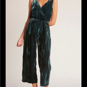 BBDAKOTA emerald green jumpsuit
